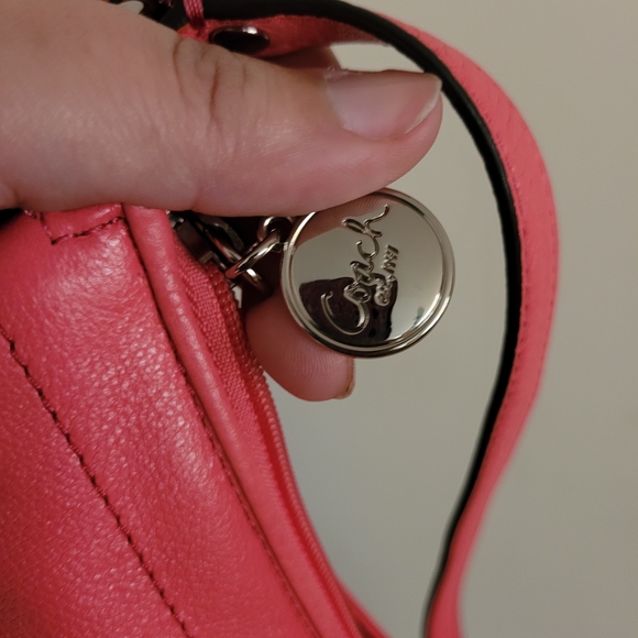 Coach Ashley Pink Pleated Bag - Picture 6 of 10